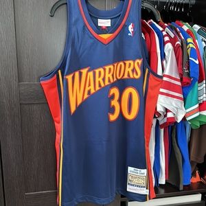 Mitchell & Ness Stephen Curry Navy Golden State Warriors 2009 Authentic Jersey